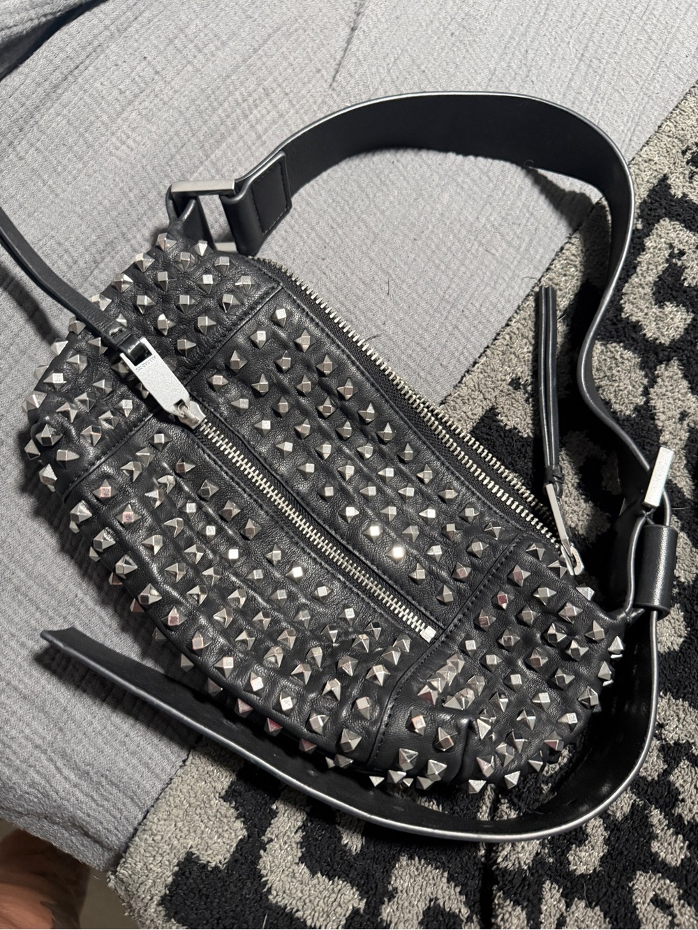 All saints Studded vela Bag - Picture 2 of 8